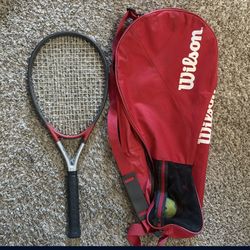 3 Tennis Rackets & Bag