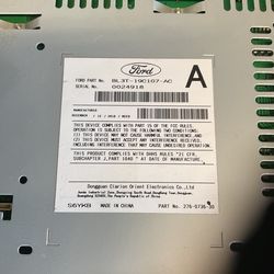 Ford CD Unit