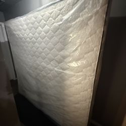 $300 (O.B.O) - KING SIZE MATTRESS W/ BOX SPRINGS AND FRAME 