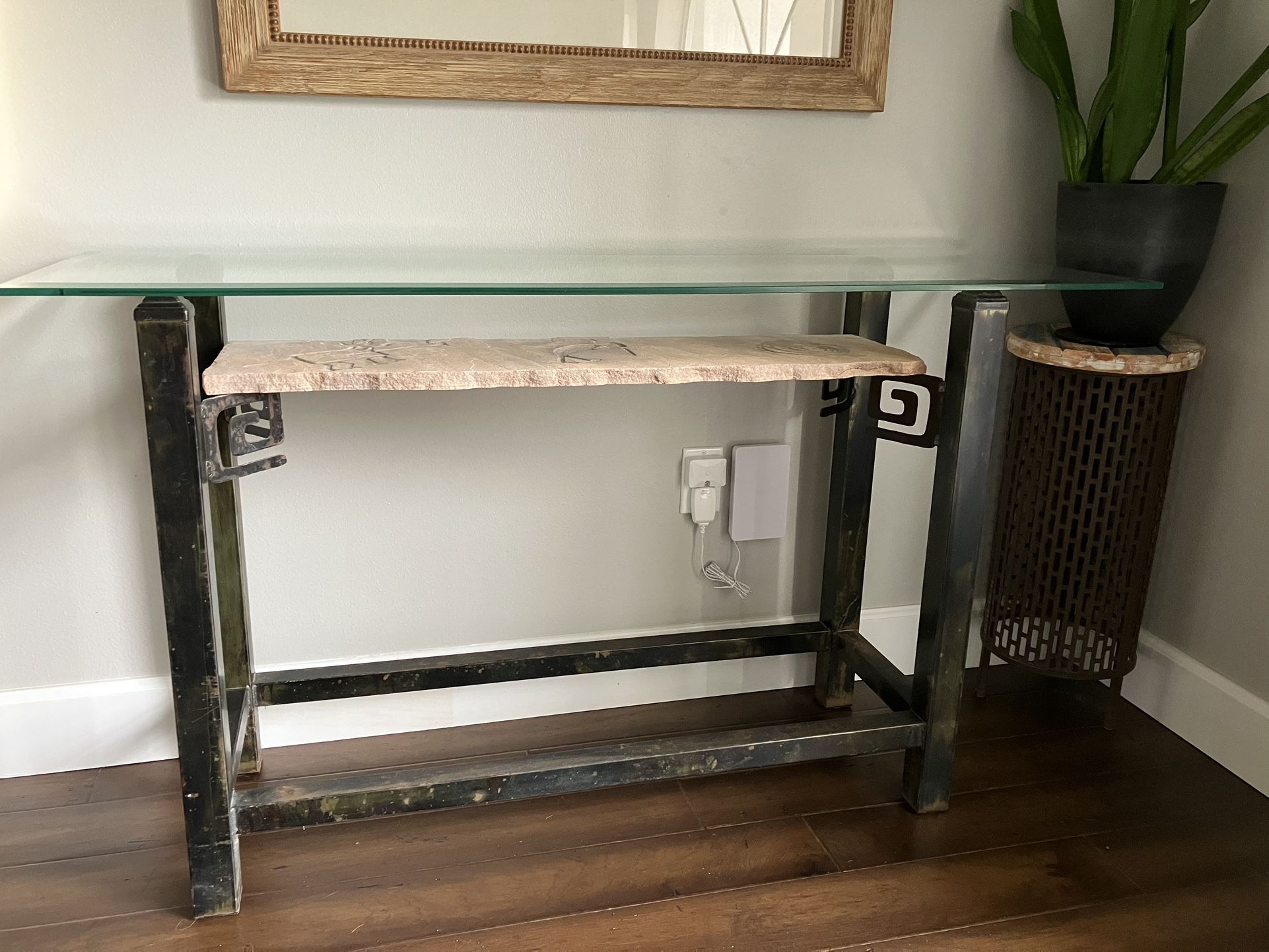 One Of A Kind Rustic Console Table I