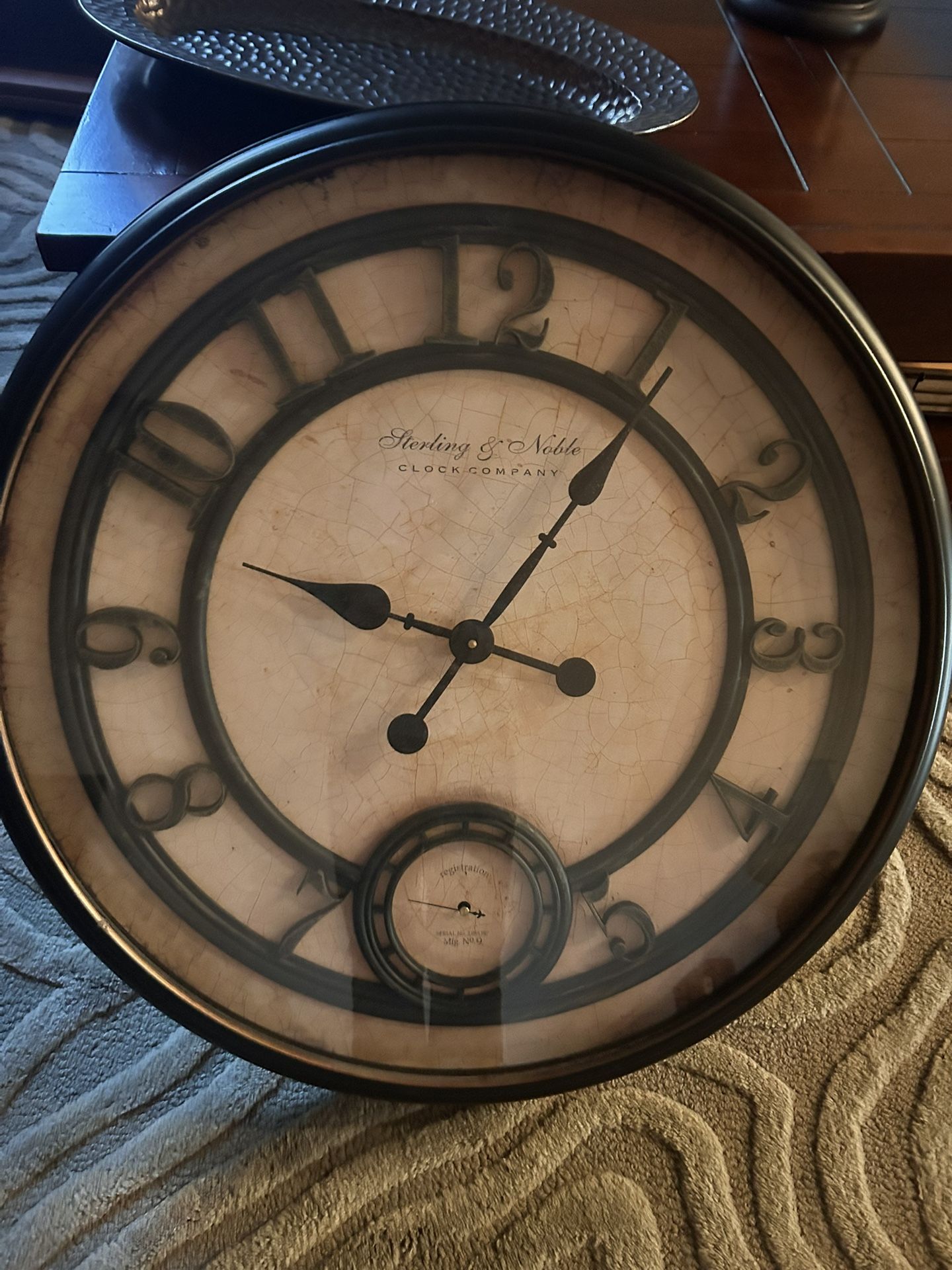 Sterling & Noble Clock