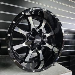 18inch motomatil 4 wheels on sale price 6×139.7 / 6×135 we do financing same as cash. 