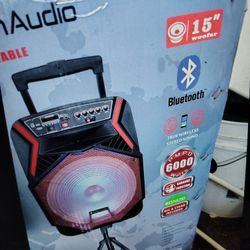 15 Inch Bluetooth Speaker  New