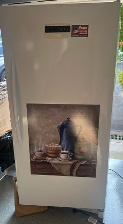 Frigidaire Upright Freezer – white- Excellent Working Condition