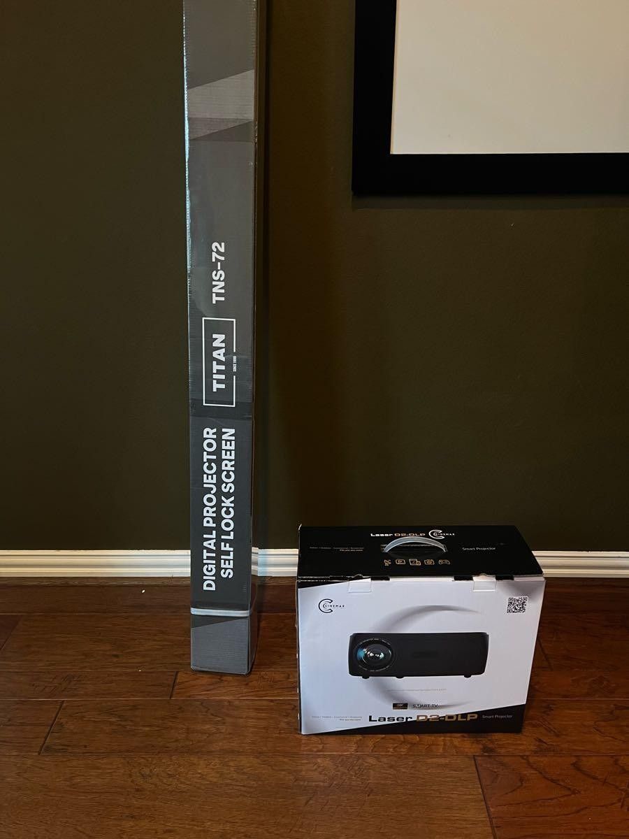 Cinemax Laser D2-DLP & Digital Projector Self Lock Screen