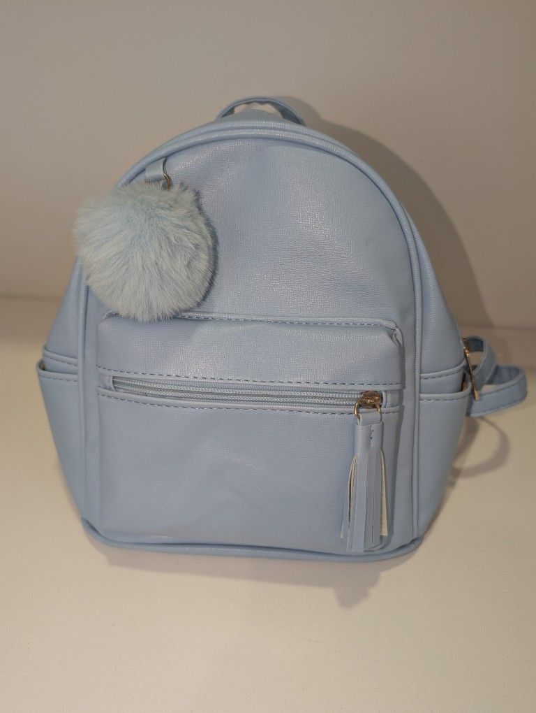 Small Baby Blue Backpack