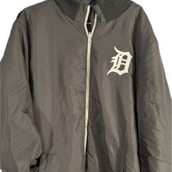 MLB Detroit Tigers Reversible Hooded Jacket Size 3XL