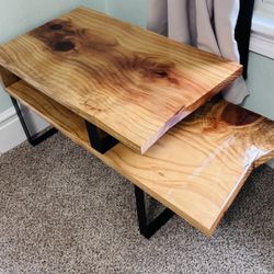 Handmade Redwood Coffee Table