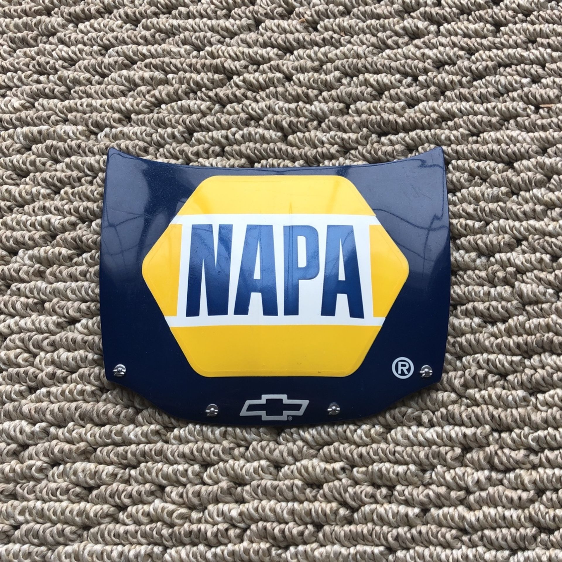 Miniature NAPA NASCAR Chevrolet Race Hood
