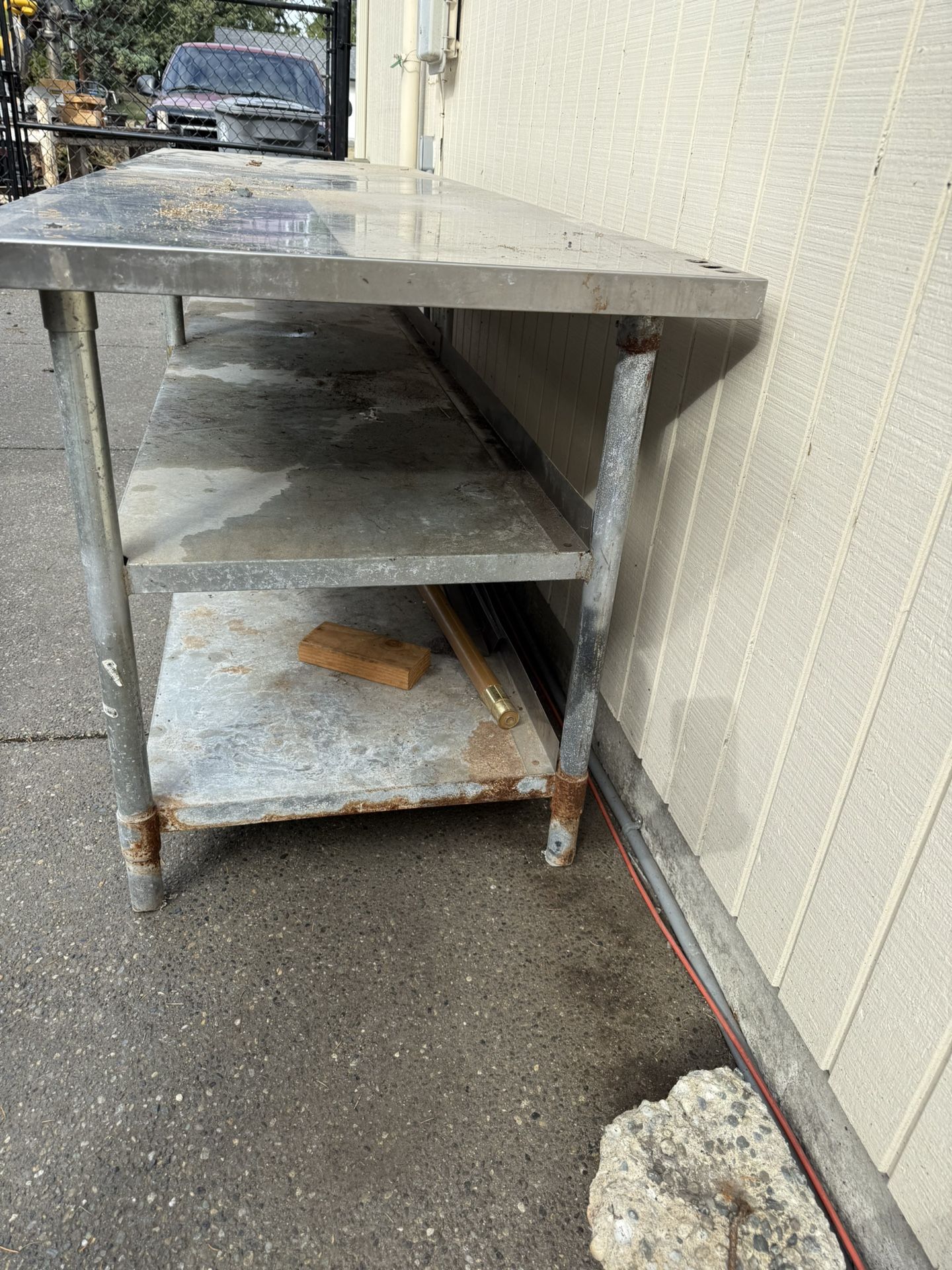 Stainless Table 8’ Long