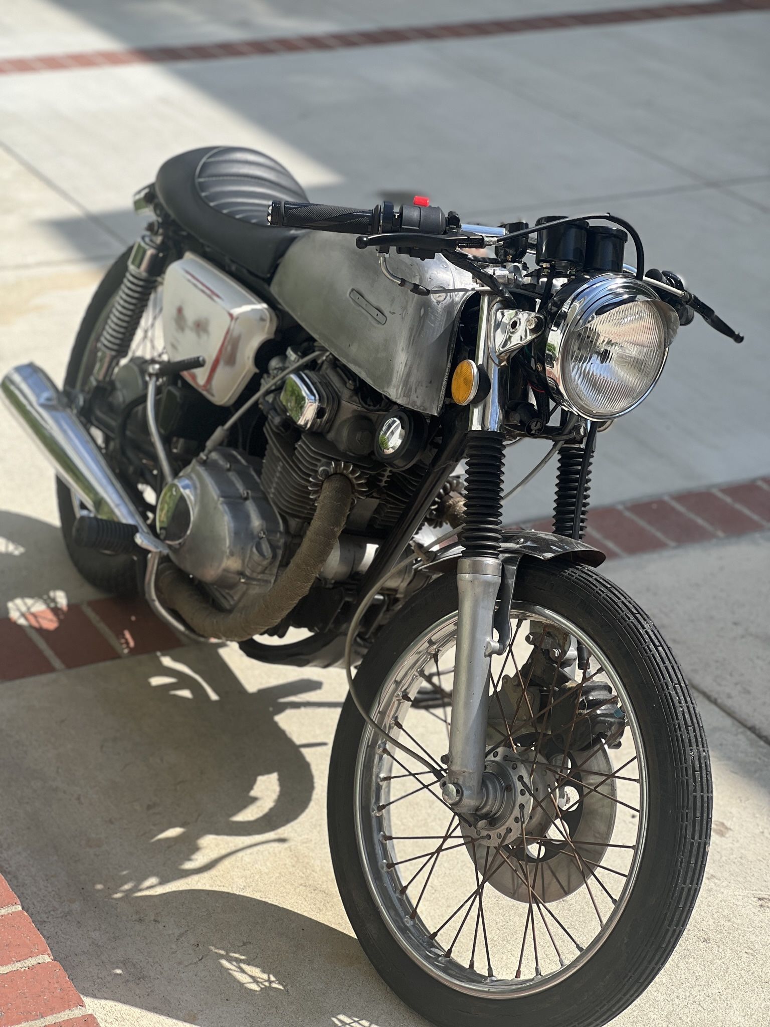 BEST OFFER TAKES IT TODAY - 1975 CB200 T Cafe Racer