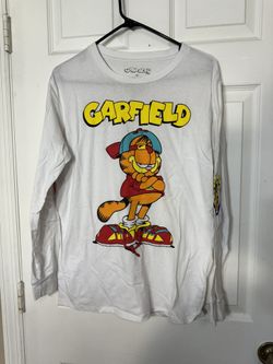 Garfield Long Sleeve Shirt – Size M (White) 