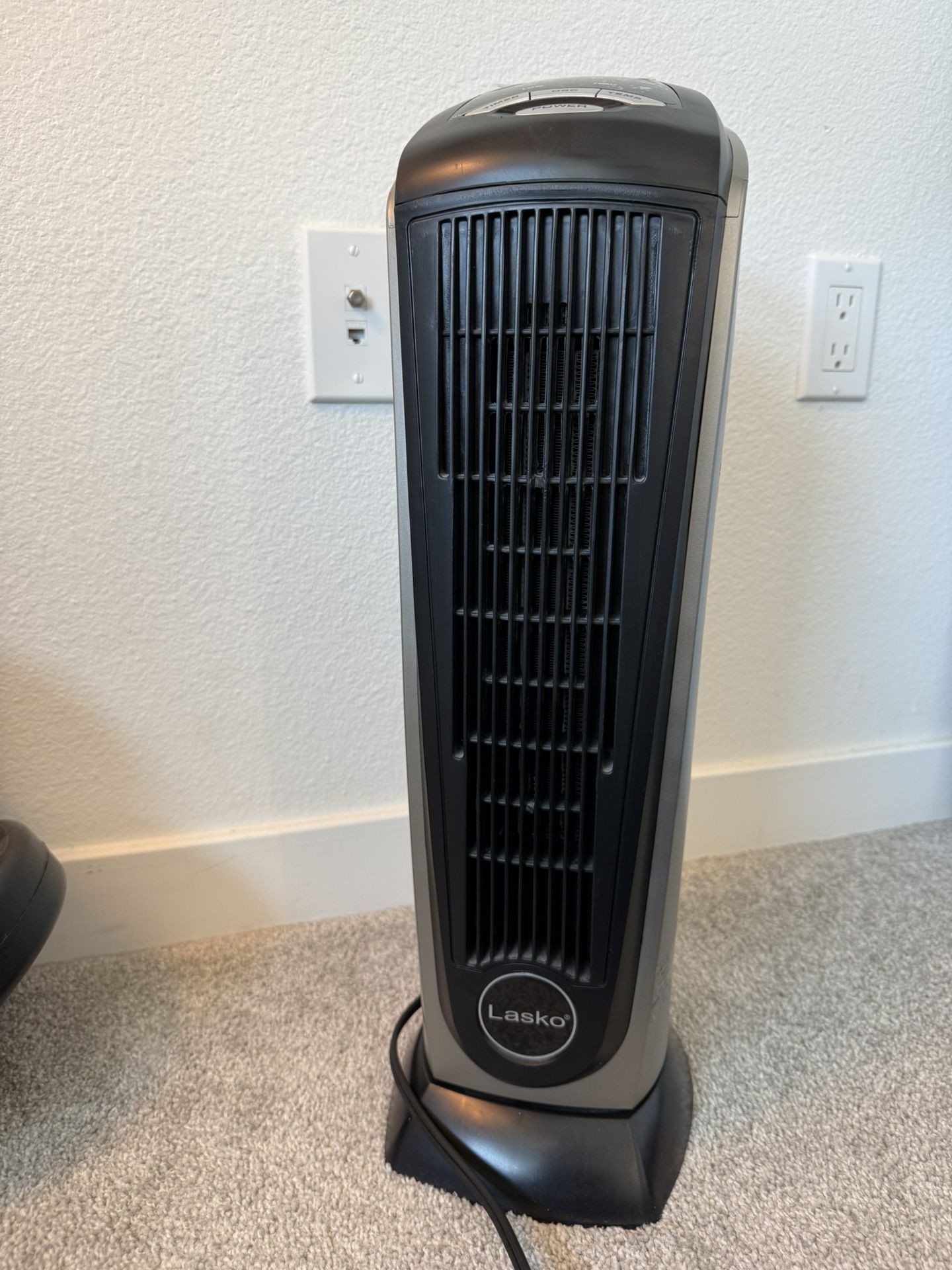 Lasko Ceramic Tower Heater – Model 751320, No Remote