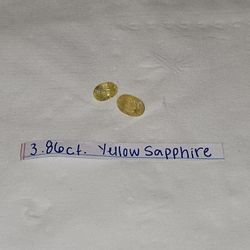 3.8 CT yellow Sapphire