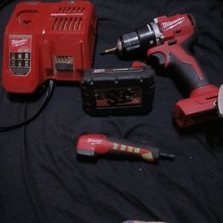 Milwaukee Drill And Accessories 