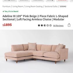 Sectional 2 Piece Couch