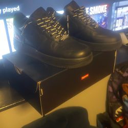 Supreme Black Af1 Slightly Used Size 8 Men