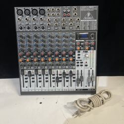 Behringer XENYX 1622FX 16-Channel Mixer W/ Power Cable 