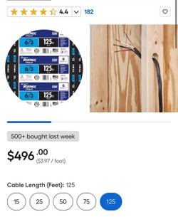 Wire 6 3 125ft