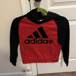 Boys Red Adidas Hoodie 