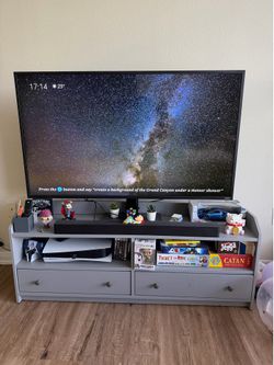 IKEA HAUGA TV Stand / Entertainment Center - Gray - $80