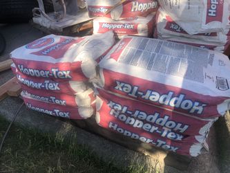 17 bags of popcorn ceiling texture (hopper-text)