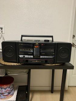 JVC boombox PC-V88 the radio and cassette A work ,cassette B was playing and stopped.very clean unit