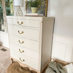 Solid Wood Tallboy Dresser