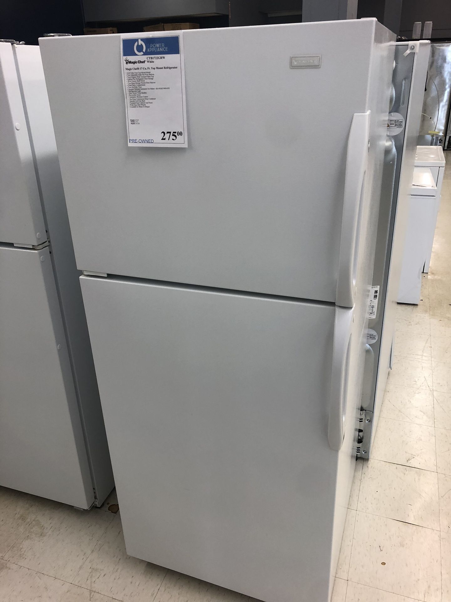 Pre Owned Refrigerator (warranty Included)