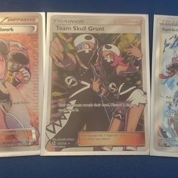 Pokemon Cards. Full Art Trainers