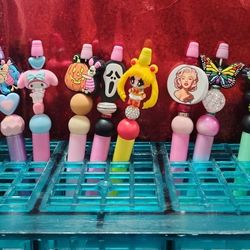 Beaded Character Pens 