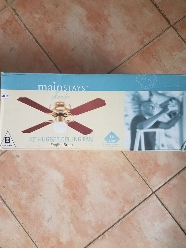2 Mainstays 42 Hugger Ceiling Fan For Sale In Plantation Fl Offerup