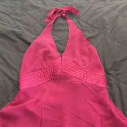 Express hot pink dress