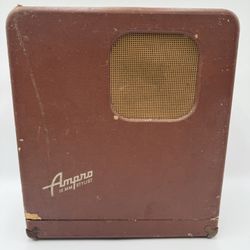 Vintage Ampro Stylist 16mm Film Projector w/ Case, Speaker & Accessories – Works