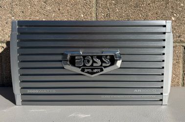 BOSS Audio AR3000D 3000W Class D Monoblock Car Amplifier – Tested & Working