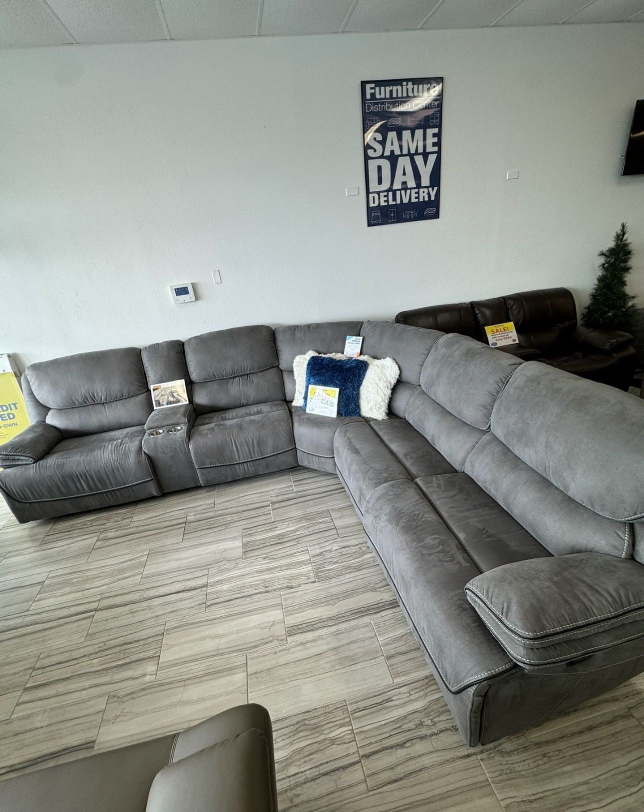 COMFY NEW ALEJANDRA RECLINING SECTIONAL SOFA ON SALE ONLY $1599. IN STOCK SAME DAY DELIVERY 🚚 EASY FINANCING