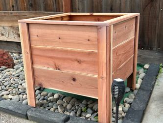 Redwood Planter Box, 24”Square, X-Large