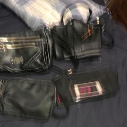 Black Fanny Pack Two Purses Small 