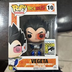 Funko Pop! Dragon Ball Z Vegeta Metallic #10 SDCC 2015 Exclusive