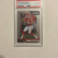 2018 Prizm Patrick Mahomes PSA 10
