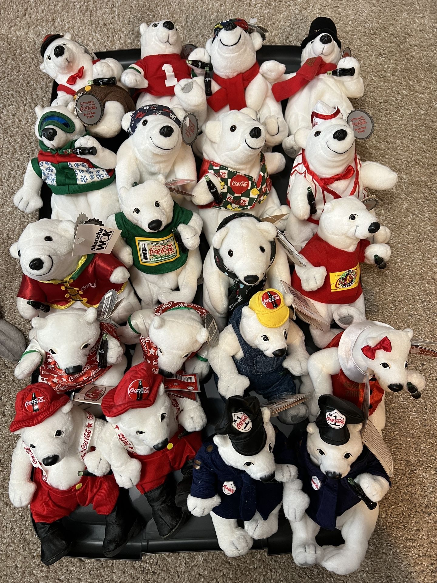 Coca Cola Plush Toys - $3 each or best offer.