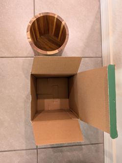 Gorsent Wooden Utensil Holder - Open Box / Like New Natural Wood Organizer