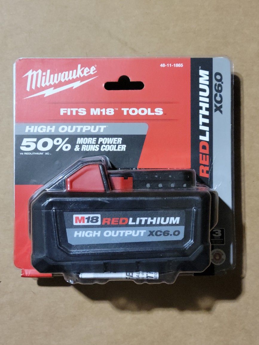 Milwaukee M18 6.0 Battery