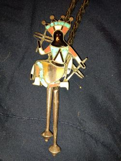 Bolo Tie Vintage Native Jewelry