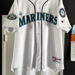 Signed Rubén Sierra Seattle Mariners #21 Jersey