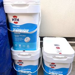 HTH Pool 3” Chlorine Tabs $300 - 3x40 Lbs 