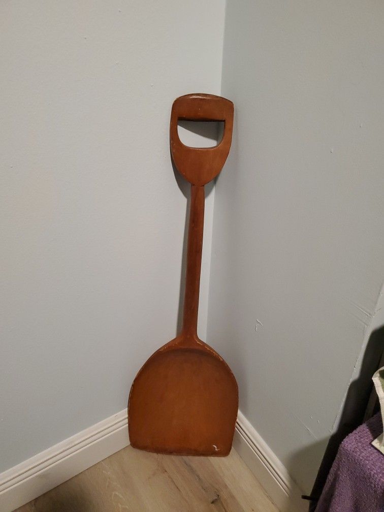 Antique Hand Carved D Handle Farmhouse Shaker Amish Shovel Primitive