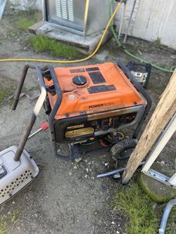 Generac GP6500 Portable Generator - 389cc Engine with PowerRush and COSense - 49 State/Canada Compliant - Ideal for Reliable Power On-The-Go