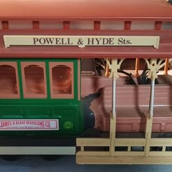 Jim Beam 1983 Powell And Hyde Cable Car Filled W/ Jim Beam