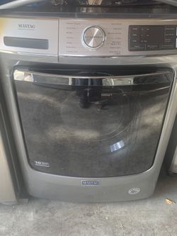 Maytag stainless steel ultra capacity, commercial tech front load washer